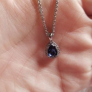 Chloe + Isabel Blue Pemdant Necklace